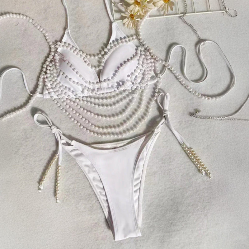 Bikini z perłami