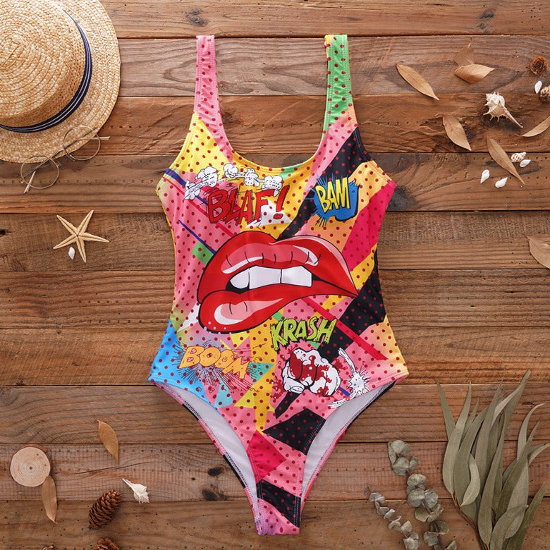 Monokini w modne wzory