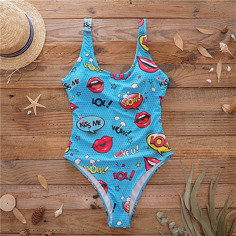 Monokini w modne wzory