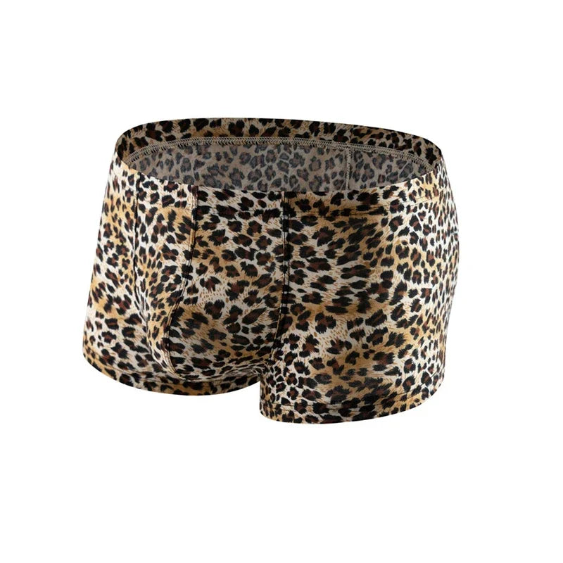 Bokserki męskie w panterkę