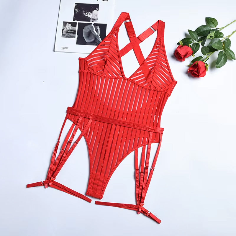 Eleganckie body w paski