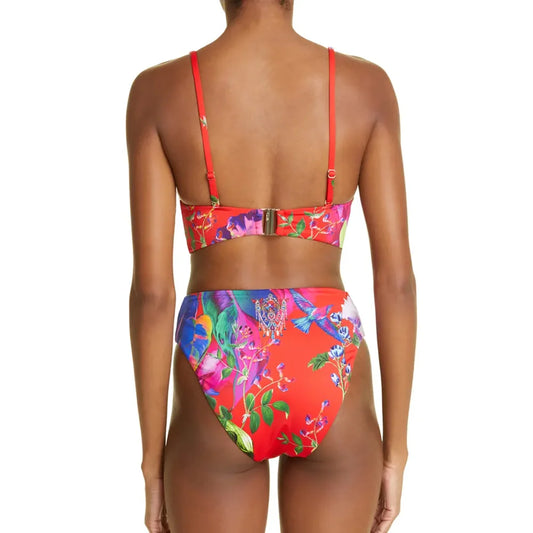 Bikini w kwiatowe wzory