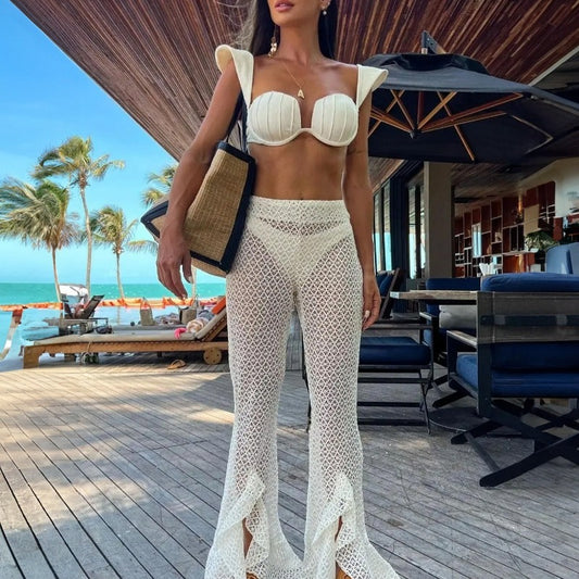 Eleganckie bikini ze spodniami