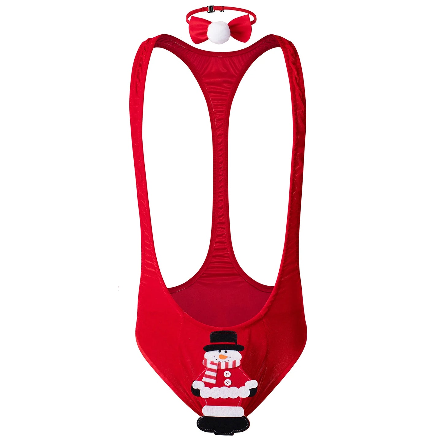 Wycięty kostium świąteczny jednoczęściowy