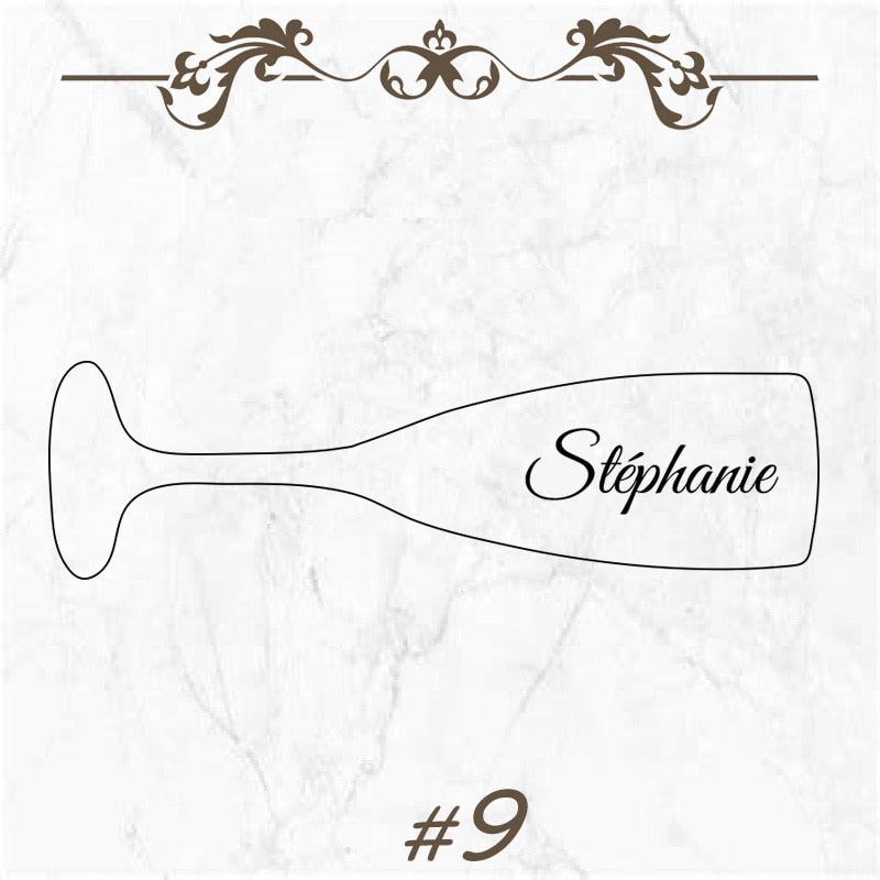 Personalizowany kieliszek do szampana