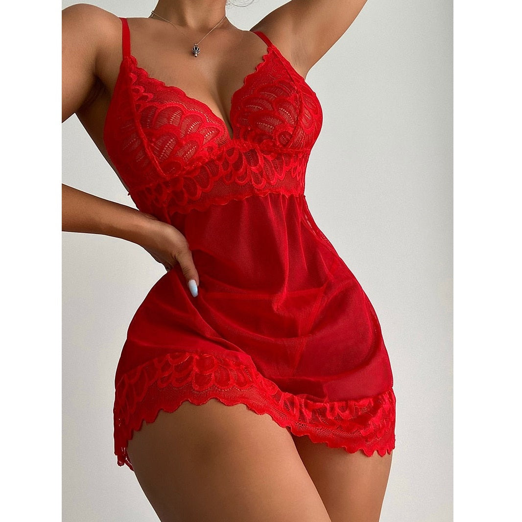 Prześwitująca koszula nocna