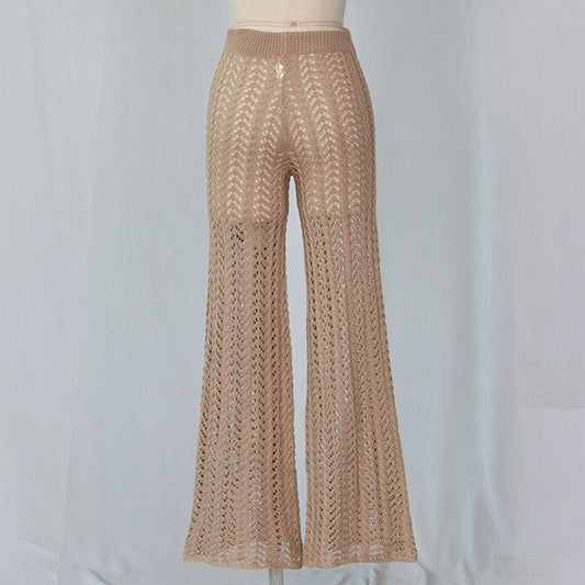 Plecione spodnie na plażę