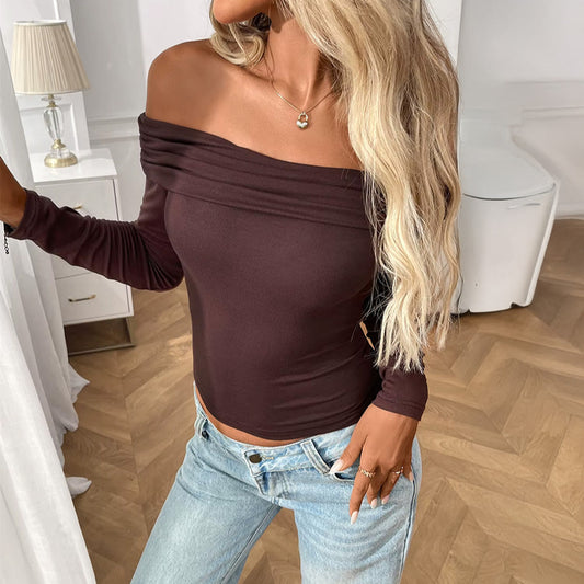 Bluzka z odkrytymi ramionami