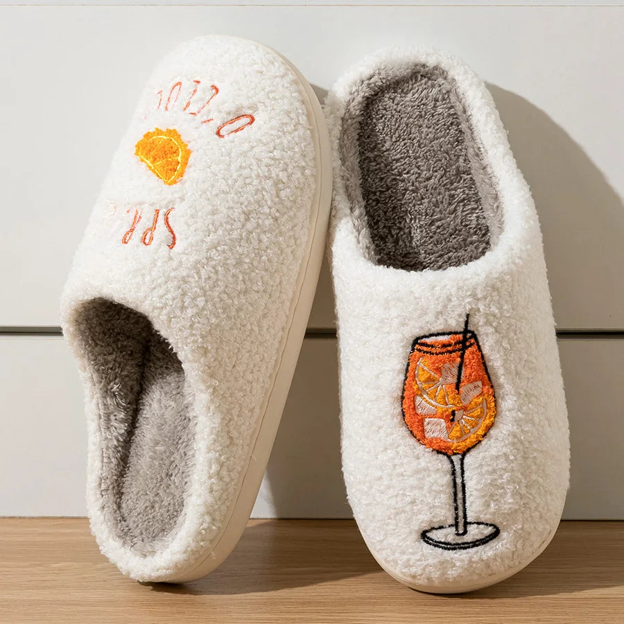 Puszyste kapcie damskie Spritz