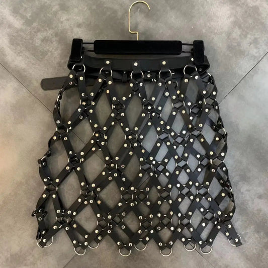 Spódniczka ze sztucznej skóry