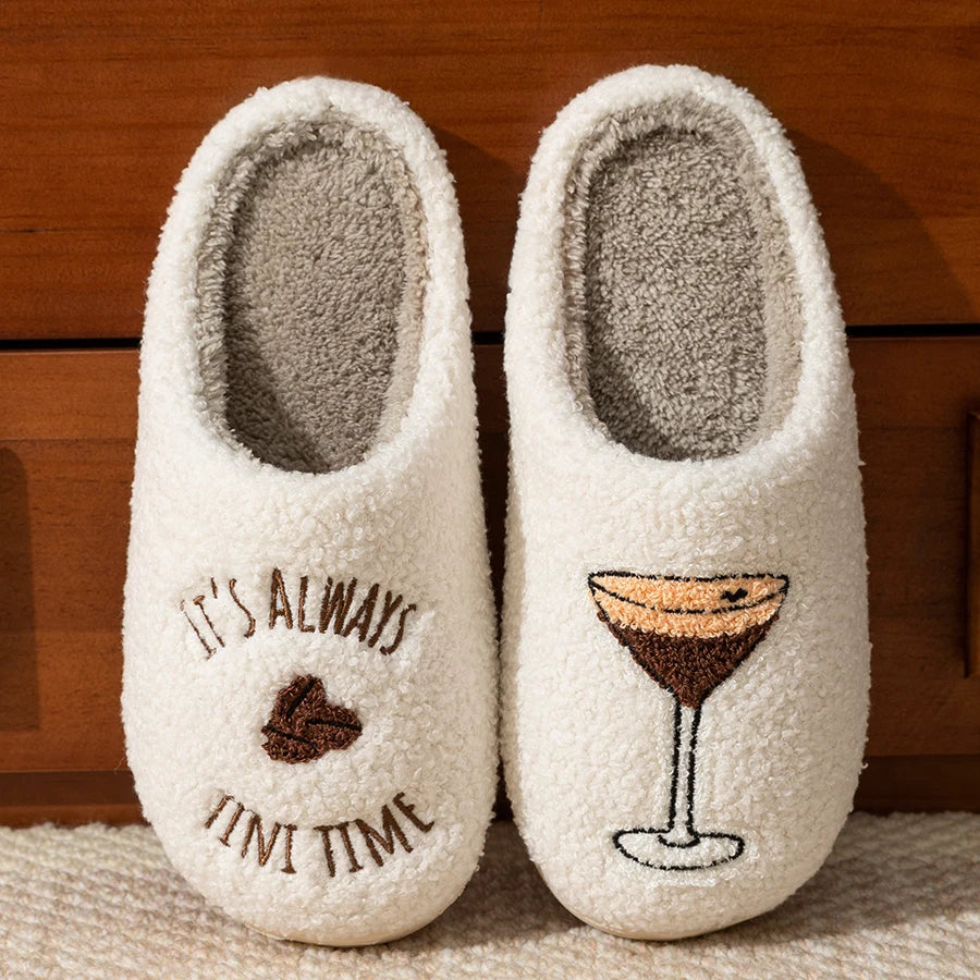 Puszyste kapcie damskie Martini