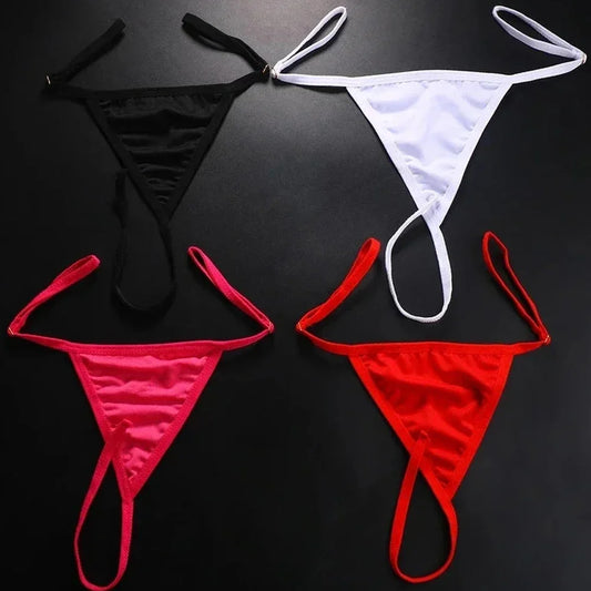 Stringi z ozdobnym tyłem