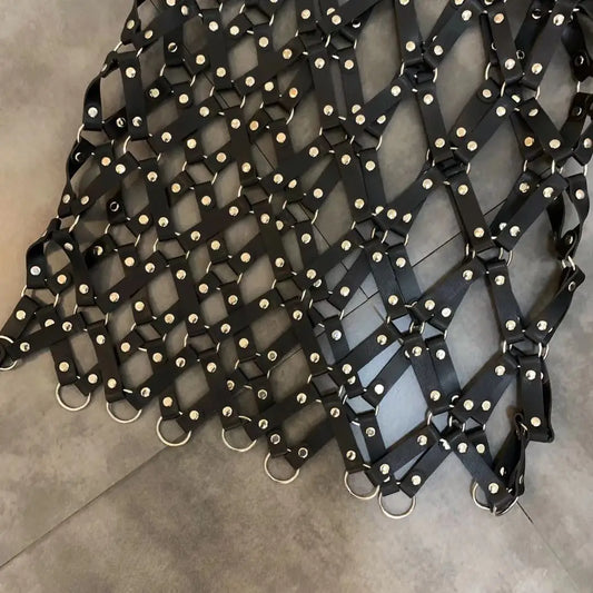 Spódniczka ze sztucznej skóry