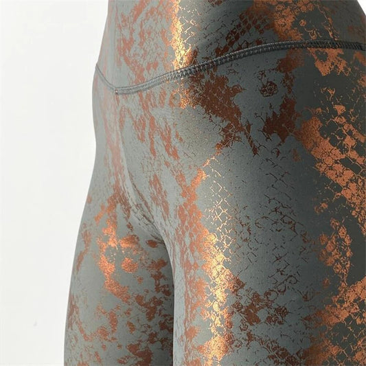 Legginsy metaliczne