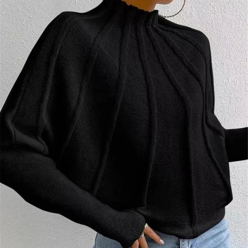 Sweter z półgolfem