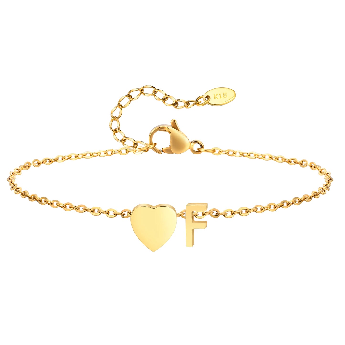 Złota bransoletka na kostkę